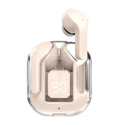 AIRPOD ECOUTEUR BLUETOTH BEIGE